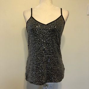 Express Sequin Tank Top / Cami Medium